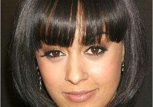 Black Bob Haircuts with Bangs African American Women Hairstyles with Bangs