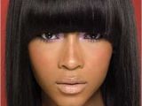 Black Bob Haircuts with Bangs Short Hairstyles with Bangs for Black Women