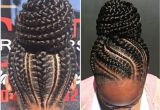 Black Braided Bun Hairstyles Braided Bun Black Natural Hairstyles In 2018 Pinterest