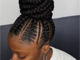 Black Braided Bun Hairstyles Pin by Braidspiration On Corn Rows Pinterest