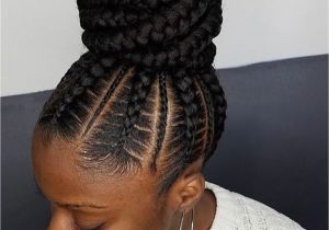 Black Braided Bun Hairstyles Pin by Braidspiration On Corn Rows Pinterest