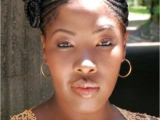 Black Braided Hairstyles for Weddings Back Braids for African American Wedding Hairstyle