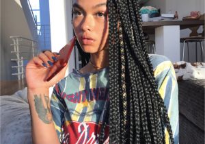 Black Braided Hairstyles with Weave 9 Hairstyles Anyone with Box Braids Needs to Try Hair