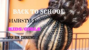 Black Girl Back to School Hairstyles Back to School Hairstyle for Kids Girls Simple and Cute 1
