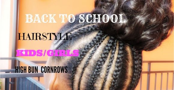 Black Girl Back to School Hairstyles Back to School Hairstyle for Kids Girls Simple and Cute 1