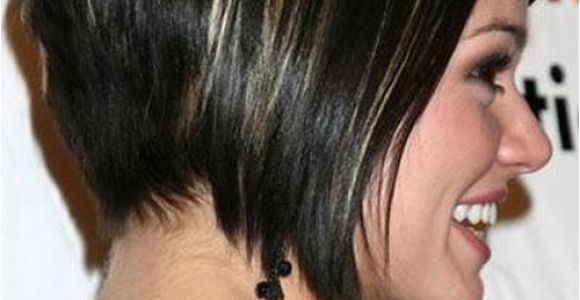 Black Hair Bobs Layered Haircut Of Short Hair Color