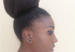 Black Hairstyles Buns 2019 4c Hair Afro Hair Natural Afro Hair Afro High Buns 4c Hairstyle