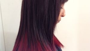 Black Hairstyles Dip Dye Red Dip Dyed Hair Hairr