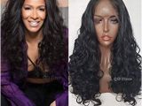 Black Hairstyles Lace Front Wigs Amazon Qd Tizer Long Wavy Hair Synthetic Lace Front Wigs with