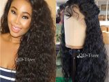 Black Hairstyles Lace Front Wigs Amazon Qd Tizer Loose Curl Synthetic Lace Front Wigs Black