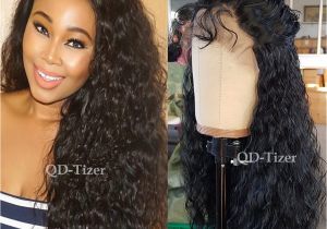 Black Hairstyles Lace Front Wigs Amazon Qd Tizer Loose Curl Synthetic Lace Front Wigs Black
