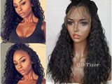 Black Hairstyles Lace Front Wigs Qd Tizer Black Curly Synthetic Lace Front Wigs 180 Density Loose