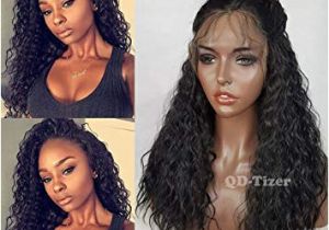 Black Hairstyles Lace Front Wigs Qd Tizer Black Curly Synthetic Lace Front Wigs 180 Density Loose