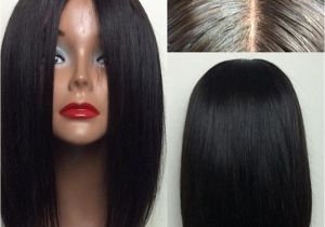 Black Hairstyles Lace Front Wigs Silky Straight Brazilian Virgin Hair Lace Front Wigs Short Bob Human