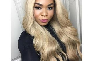 Black Hairstyles Lace Wigs Beyonce Ombre Full Lace Wig 1b 613 Brazilian Human Hair Black and