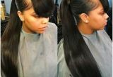 Black Hairstyles Ponytail with Side Bangs 25 Best Invisible Ponytail Images