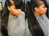 Black Hairstyles Ponytail with Side Bangs 25 Best Invisible Ponytail Images