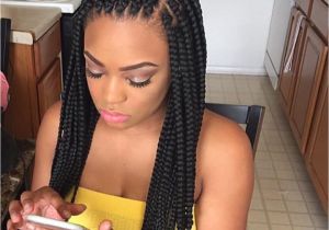 Black Hairstyles Single Braids Box Braids Hair Inspiration Pinterest