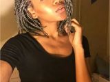 Black Hairstyles Single Braids Short Gray Box Braids Braids and Updos Pinterest