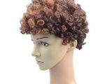 Black Hairstyles Spiral Curls Amazon Razeal Human Hair 5" Afro Short Curly Wigs for