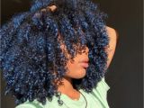 Black Hairstyles with Highlights 2019 these Blue Highlights are Juuussttt ððð