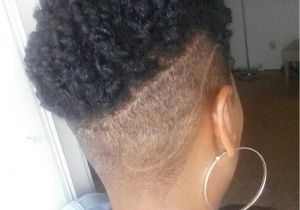 Black Hairstyles with Shaved Sides Natural Hair Shaved Sides Undercut Frohawk In 2018