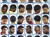 Black Men Haircut Styles Chart the Barber Hairstyle Guide Poster for Black Men