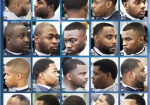 Black Men Haircuts Styles Chart Impressive Barber Shop Haircut Styles by Inexpensive