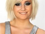 Blonde Bob Haircuts with Bangs Lovely Layered Short Blonde Bob Hairstyle with Bangs