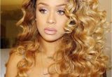 Blonde Curly Weave Hairstyles Big Honey Blonde Curlz Weave Crush