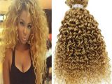 Blonde Curly Weave Hairstyles Honey Blonde Brazilian Weave Styling Hair Extensions