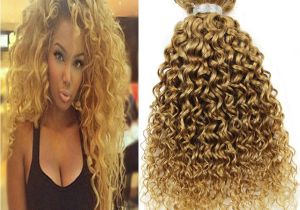 Blonde Curly Weave Hairstyles Honey Blonde Brazilian Weave Styling Hair Extensions