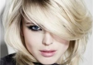 Blonde Hairstyles 2012 Charming Two tones Pale Medium Straight Human Hair About 10