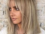 Blonde Hairstyles 2019 with Fringe 60 Fun and Flattering Medium Hairstyles for Women In 2019