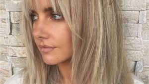 Blonde Hairstyles 2019 with Fringe 60 Fun and Flattering Medium Hairstyles for Women In 2019