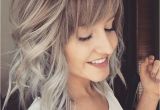 Blonde Hairstyles 2019 with Fringe ash Blonde Balayage with Full Fringe