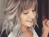 Blonde Hairstyles 2019 with Fringe ash Blonde Balayage with Full Fringe