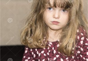 Blonde Hairstyles Blue Eyes Beautiful Little Girl with Blond Hair and Blue Eyes Stock