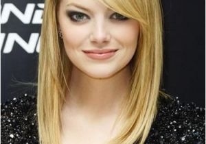 Blonde Hairstyles Medium Length with Side Bangs 25 Alluring Straight Hairstyles for 2019 Short Medium & Long Hair