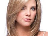 Blonde Hairstyles Medium Length with Side Bangs Bob Haircuts for Shoulder Length Hair with Side Bangs and Layers for