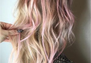 Blonde Hairstyles with Pink Highlights 40 Ideas Of Pink Highlights for Major Inspiration In 2018