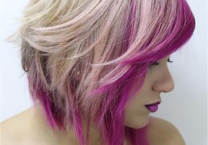 Blonde Hairstyles with Pink Highlights 50 Best Variations Of A Medium Shag Haircut for Your Distinctive