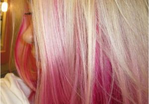 Blonde Hairstyles with Pink Highlights Hot Pink Pink Hair Ideas In 2018 Pinterest