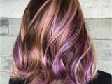 Blonde Hairstyles with Purple Highlights 40 Versatile Ideas Of Purple Highlights for Blonde Brown and Red