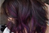 Blonde Hairstyles with Purple Highlights Purple Ends Hair Color Ideas
