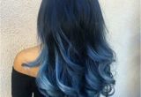 Blue Dye Hairstyles Hair Color Blue Dark Blue