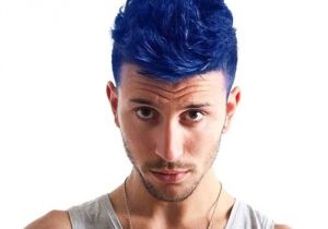 Blue Hairstyles for Men 10 Mens Hair Colour Styles
