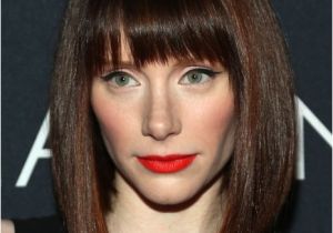 Blunt Bob Haircut with Bangs 80 Medium Hairstyles for 2014 Celebrity Haircut Trends