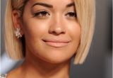 Bob Haircut Face Shape Rita ora Short Bob Haircuts for Round Face Shapes