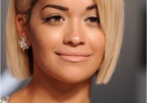 Bob Haircut Face Shape Rita ora Short Bob Haircuts for Round Face Shapes